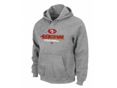 San Francisco 49ers Critical Victory Pullover Hoodie Grey