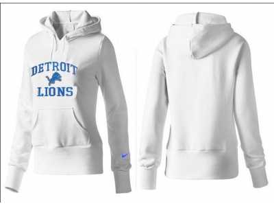 Women Detroit Lions Logo Pullover Hoodie-034