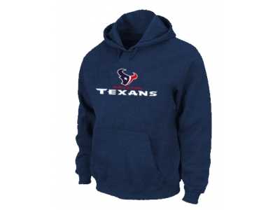 Houston Texans Authentic Logo Pullover Hoodie D.Blue