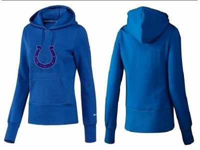 Women Indianapolis Colts Logo Pullover Hoodie-025