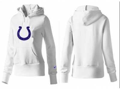 Women Indianapolis Colts Logo Pullover Hoodie-035