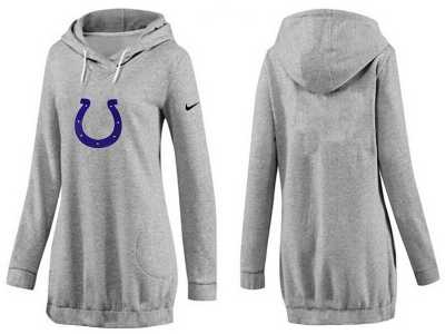 Women Indianapolis Colts Logo Pullover Hoodie-040
