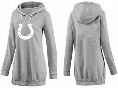 Women Indianapolis Colts Logo Pullover Hoodie-044