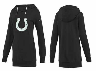 Women Indianapolis Colts Logo Pullover Hoodie-047