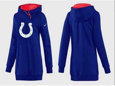 Women Indianapolis Colts Logo Pullover Hoodie-050