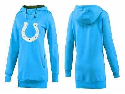 Women Indianapolis Colts Logo Pullover Hoodie-055