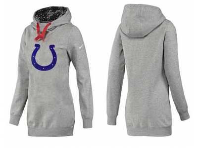 Women Indianapolis Colts Logo Pullover Hoodie-058