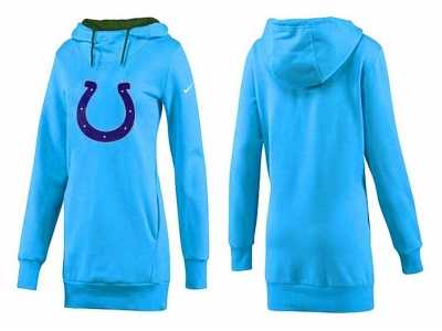 Women Indianapolis Colts Logo Pullover Hoodie-063