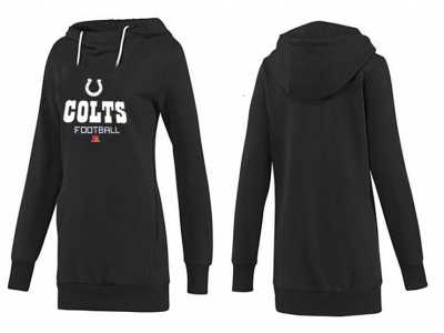 Women Indianapolis Colts Logo Pullover Hoodie-077