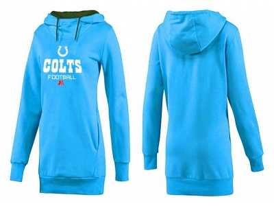 Women Indianapolis Colts Logo Pullover Hoodie-079