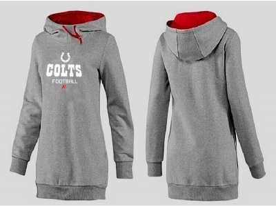 Women Indianapolis Colts Logo Pullover Hoodie-083