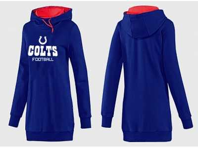 Women Indianapolis Colts Logo Pullover Hoodie-089