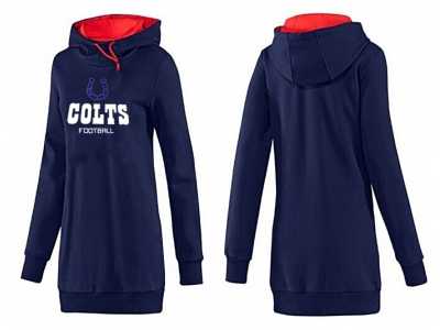 Women Indianapolis Colts Logo Pullover Hoodie-106