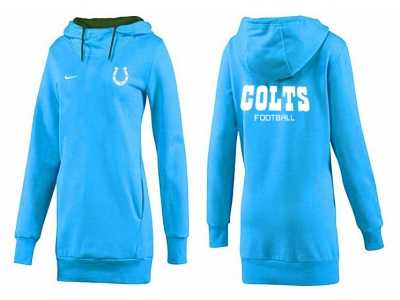 Women Indianapolis Colts Logo Pullover Hoodie-123