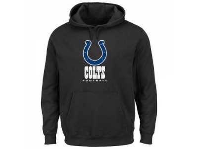 Men\'s Indianapolis Colts Black Critical Victory Pullover Hoodie