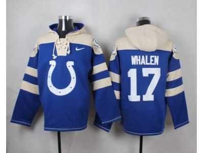 Nike Indianapolis Colts #17 Griff Whalen Royal Blue Player Pullover NFL Hoodie