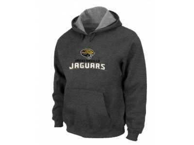 Jacksonville Jaguars Authentic Logo Pullover Hoodie D.Grey