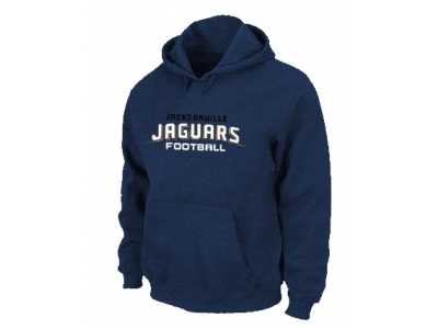 Jacksonville Jaguars Authentic font Pullover Hoodie D.Blue