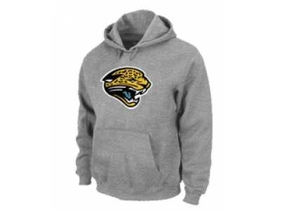 Jacksonville Jaguars Logo Pullover Hoodie Grey