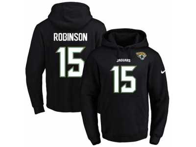 Nike Jacksonville Jaguars #15 Allen Robinson Black Name & Number Pullover NFL Hoodie