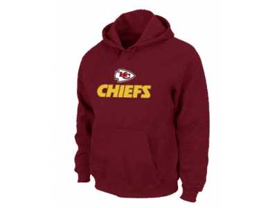 Kansas City Chiefs Authentic Logo Pullover Hoodie RED