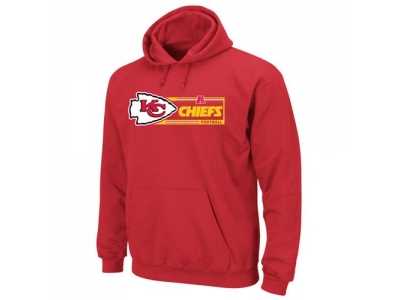 Kansas City Chiefs Majestic Red Critical Victory VII Pullover Hoodie