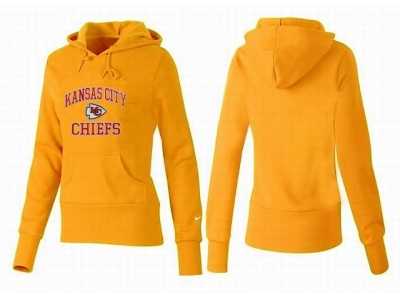 Women Kansas City Chiefs Pullover Hoodie-015