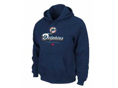Miami Dolphins Critical Victory Pullover Hoodie D.Blue