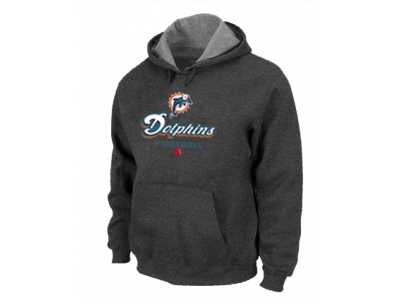 Miami Dolphins Critical Victory Pullover Hoodie D.Grey