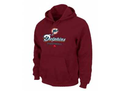 Miami Dolphins Critical Victory Pullover Hoodie RED