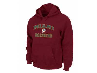 Miami Dolphins Heart & Soul Pullover Hoodie RED