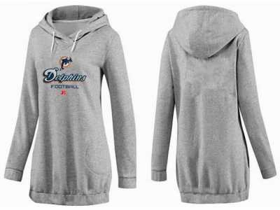 Women Miami Dolphins Pullover Hoodie-037