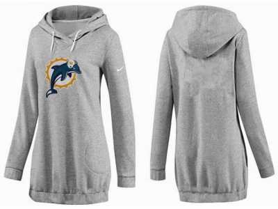 Women Miami Dolphins Pullover Hoodie-041