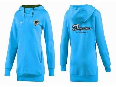 Women Miami Dolphins Pullover Hoodie-080