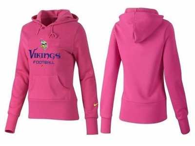 Women Minnesota Vikings Logo Pullover Hoodie-110