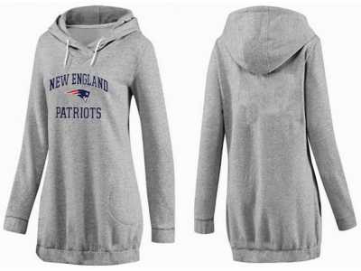 Women New England Patriots Pullover Hoodie-041
