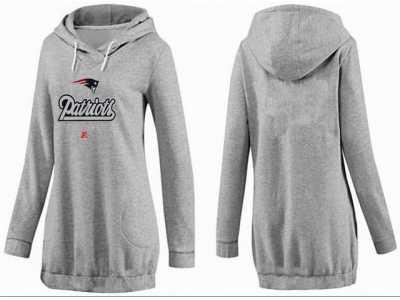 Women New England Patriots Pullover Hoodie-044