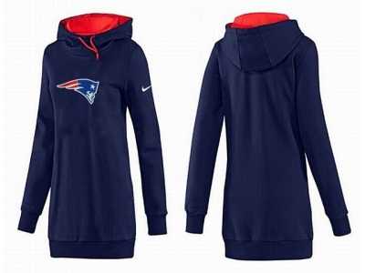 Women New England Patriots Pullover Hoodie-053