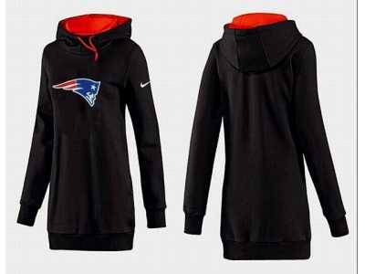 Women New England Patriots Pullover Hoodie-054