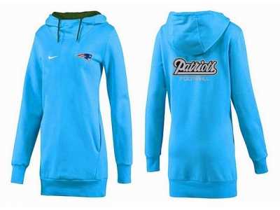Women New England Patriots Pullover Hoodie-073