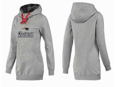 Women New England Patriots Pullover Hoodie-085