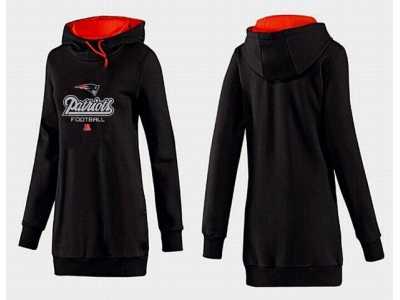 Women New England Patriots Pullover Hoodie-086