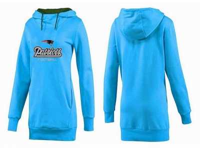Women New England Patriots Pullover Hoodie-090