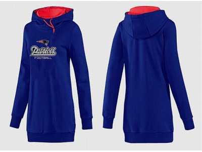 Women New England Patriots Pullover Hoodie-096