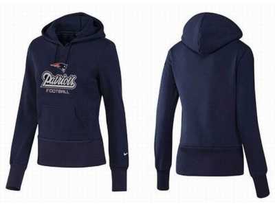 Women New England Patriots Pullover Hoodie-111