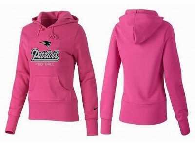 Women New England Patriots Pullover Hoodie-115