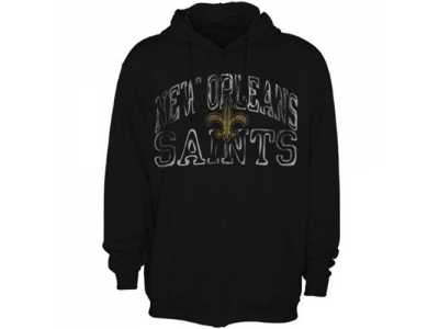 New Orleans Saints Black Touchback VI Full Zip Hoodie