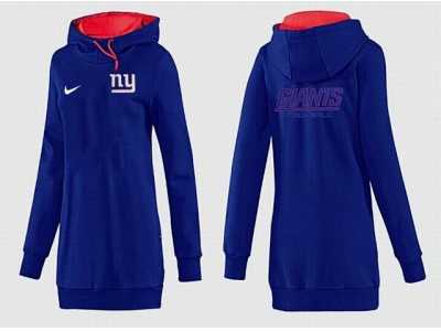 Women New York Giants Pullover Hoodie-097