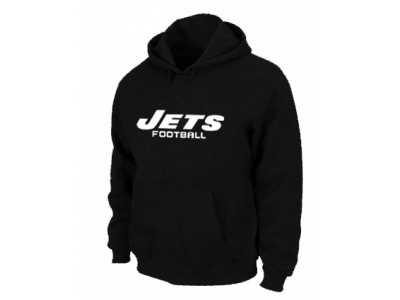 New York Jets Authentic font Pullover Hoodie Black