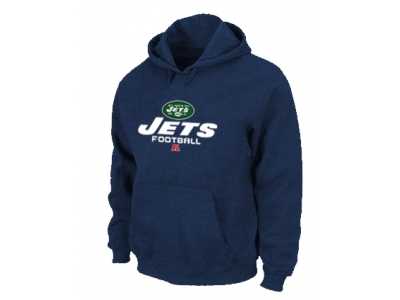 New York Jets Critical Victory Pullover Hoodie D.Blue